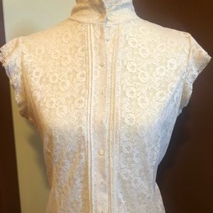 Banana Republic M beige blouse